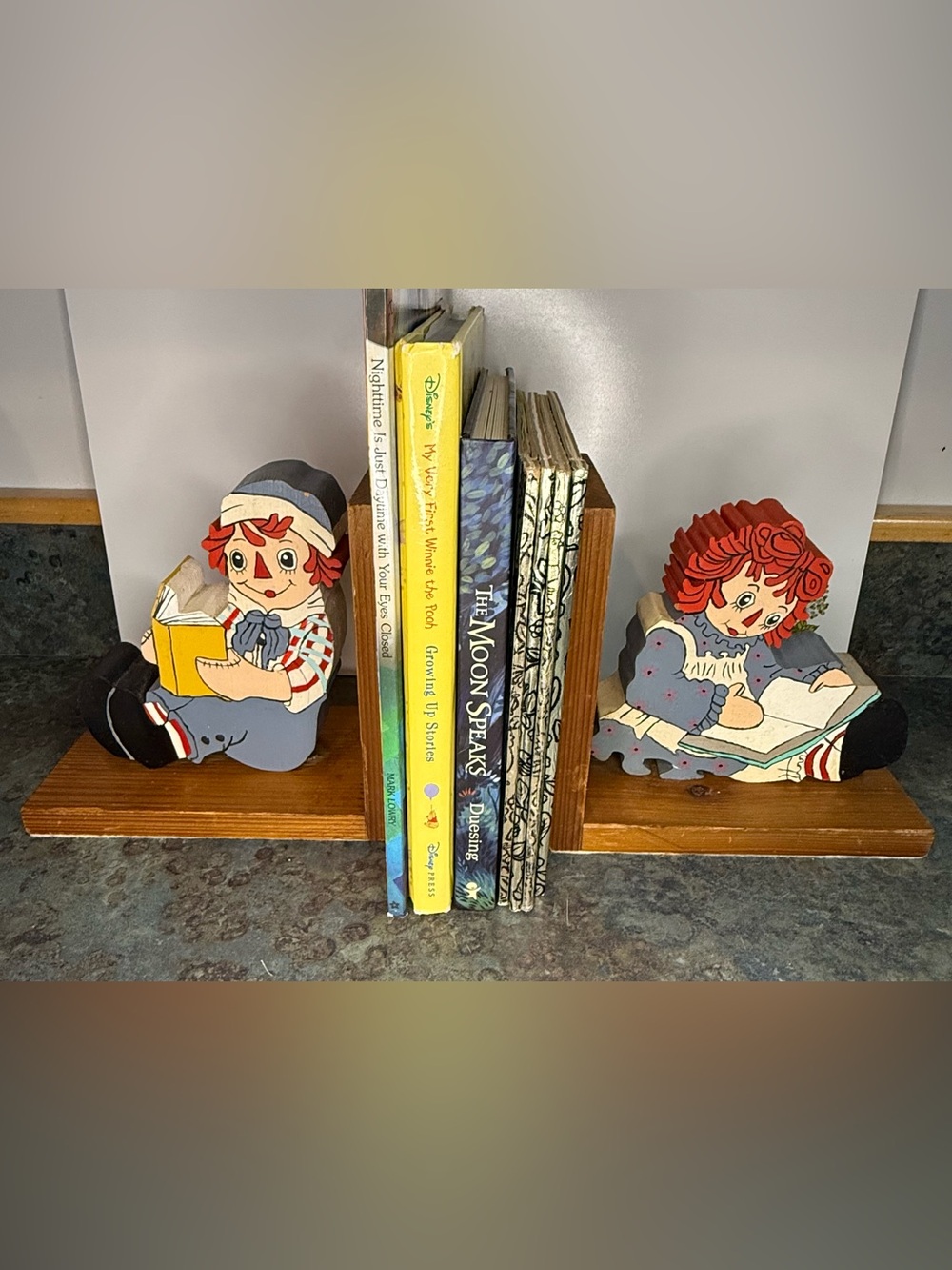 Raggedy Andy and Raggedy Ann Bookends - Picture 2 of 10